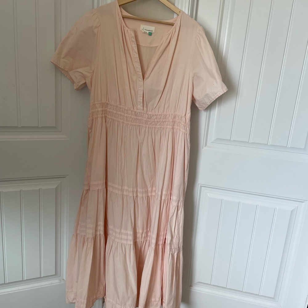 Elegant Pink Midi Dress (Somerset Dress)